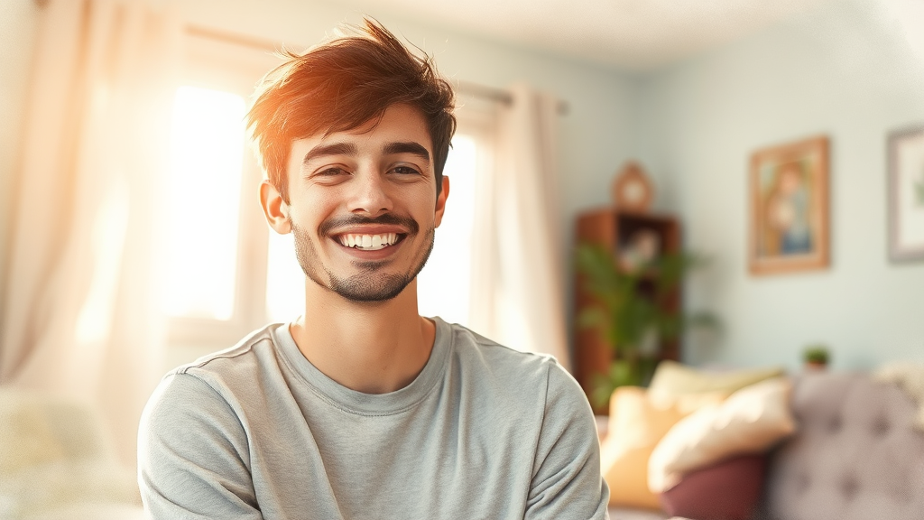 월세 지원으로 주거 안정 (watercolor 스타일)