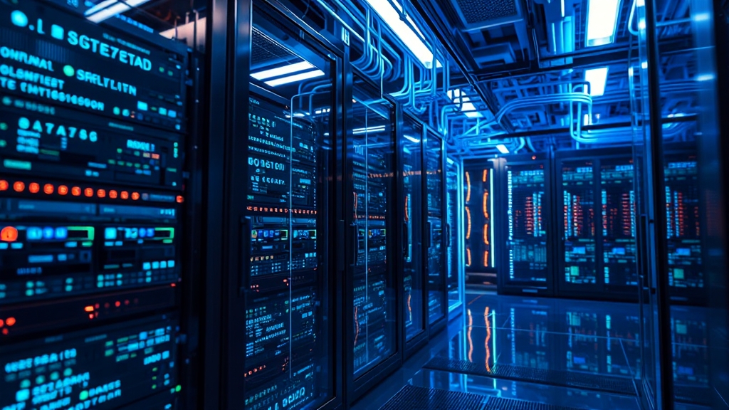 AI 데이터센터 시장 기회 (realistic 스타일)