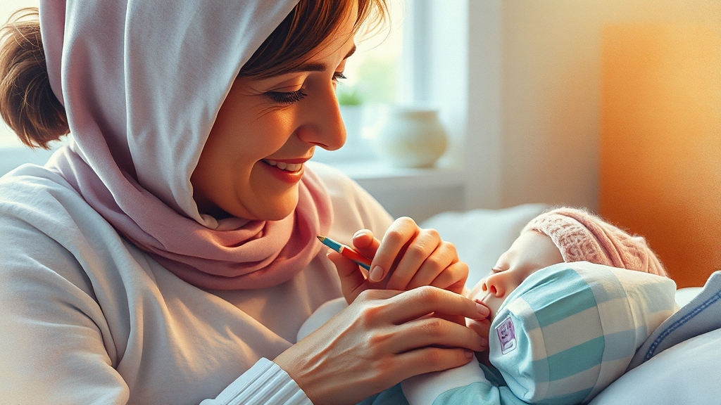 수족구 치료 및 완치 (realistic 스타일)