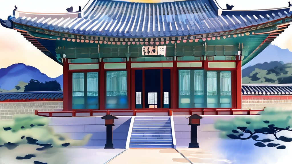 창덕궁 달빛기행 관람 전 필수 준비물 및 유의사항 (watercolor 스타일)