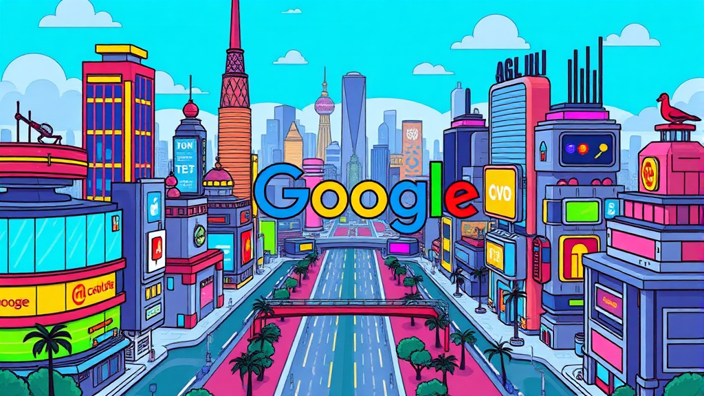 AI 검색 기술의 향후 전망 (cartoon 스타일)