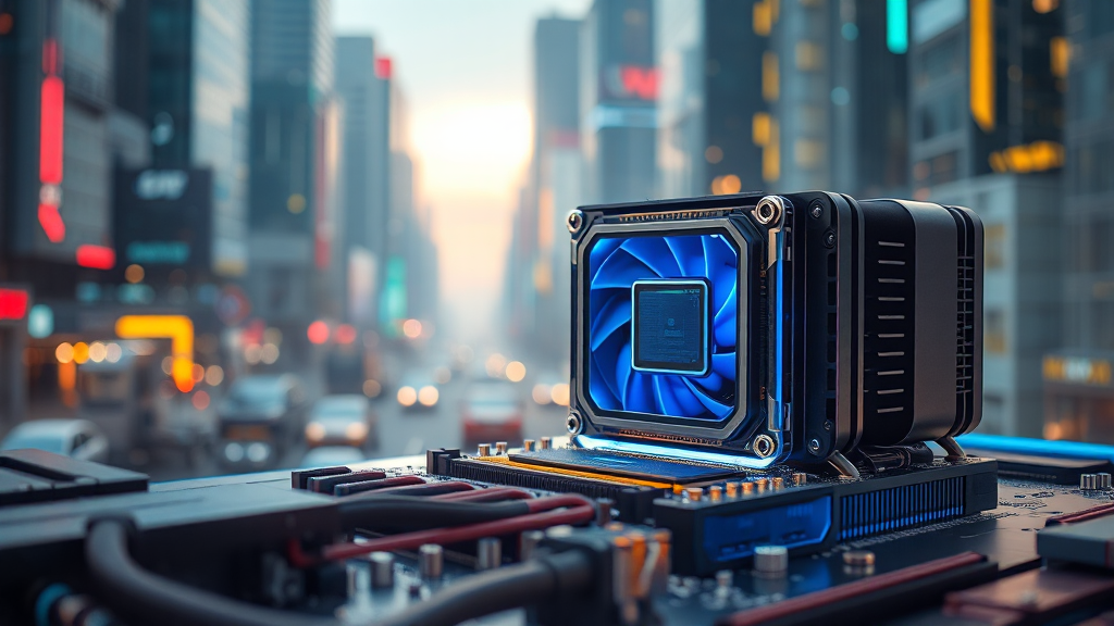 ISC 기업 분석: AI 반도체 기업으로 도약 (realistic 스타일)