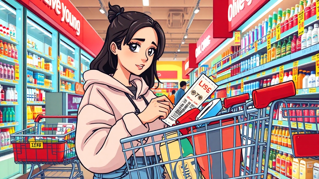 소비쿠폰, 올리브영에서 될까? (cartoon 스타일)