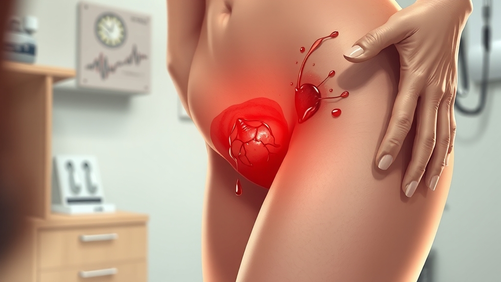 질염과 질의 변화, 원인은? (realistic 스타일)