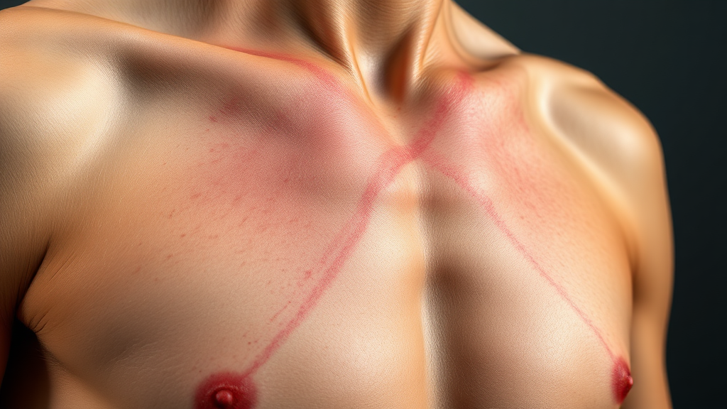 단순포진 vs 대상포진: 자가 진단 팁 (realistic 스타일)