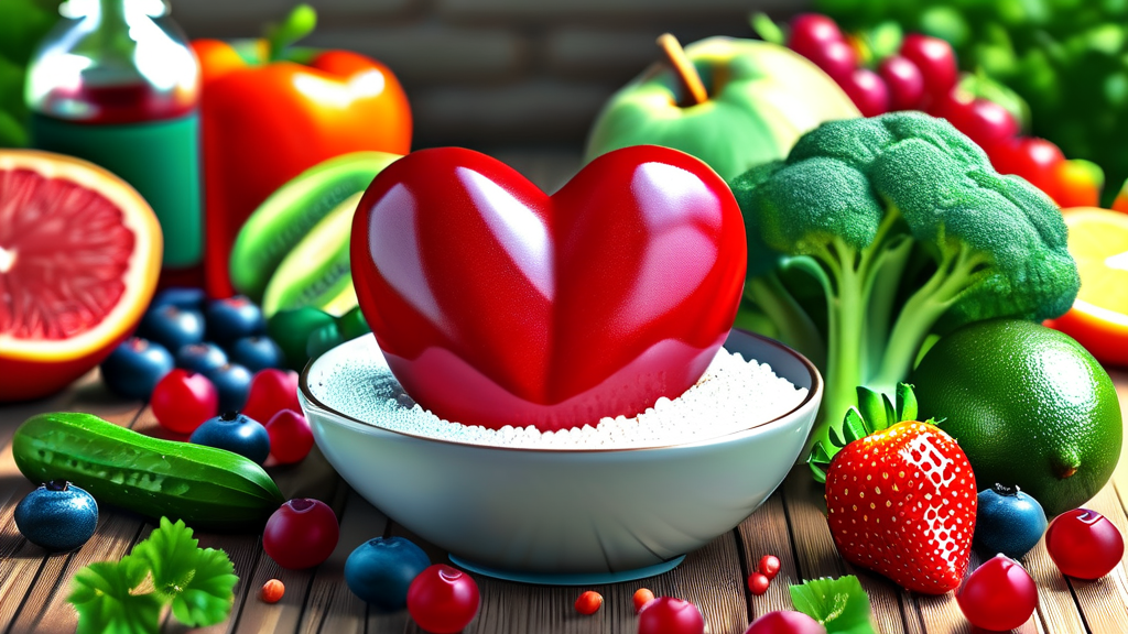 다이어트 보조제 복용 시 주의사항 및 부작용 (realistic 스타일)