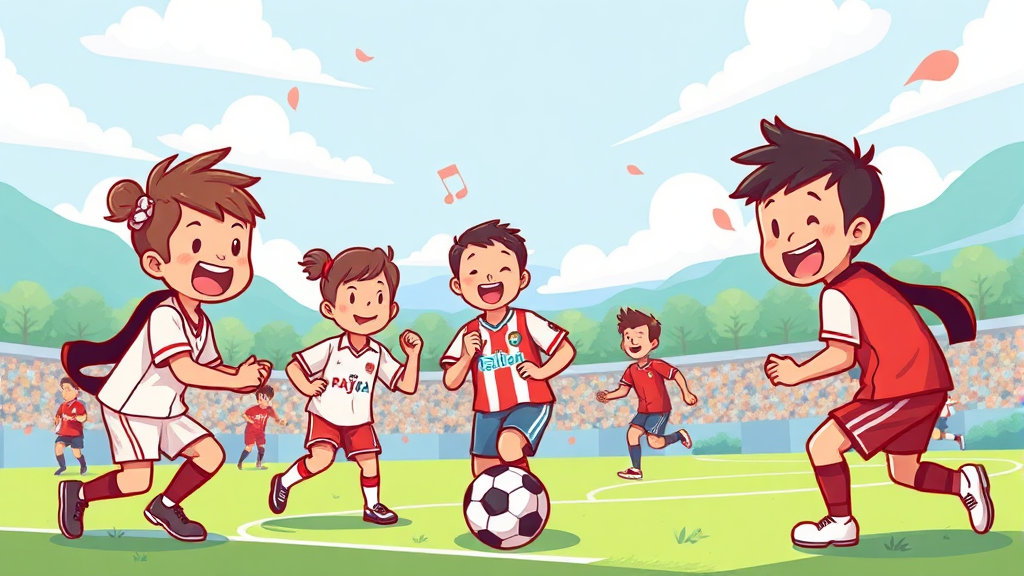 문화와 스포츠, 다채로운 소식들 (cartoon 스타일)