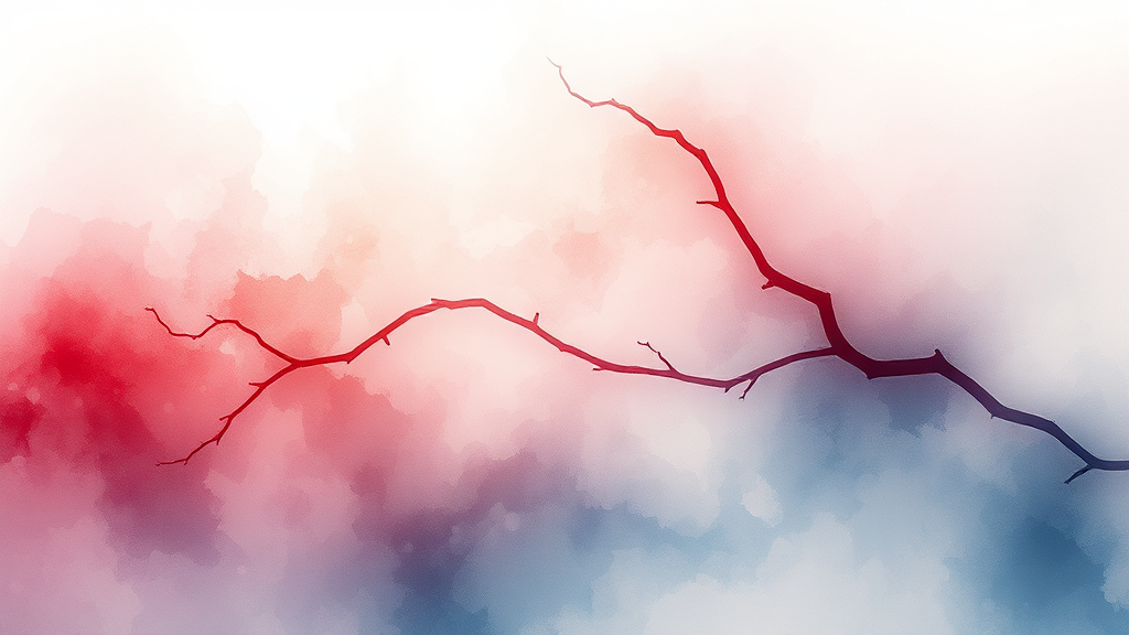 뇌경색, 대체 뭘까요? (watercolor 스타일)