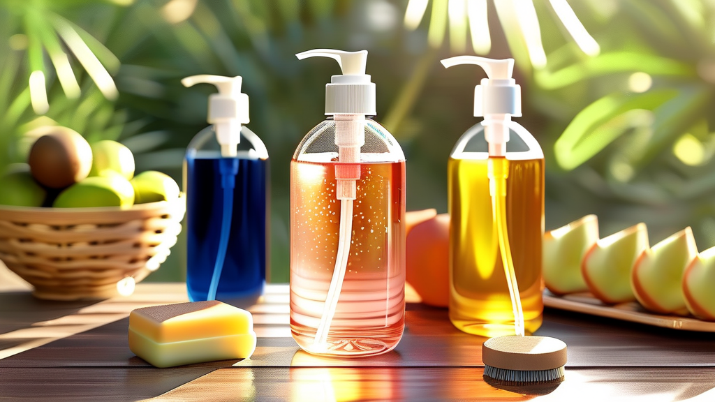 자외선차단마스크, 올바른 관리와 세탁 방법 (realistic 스타일)