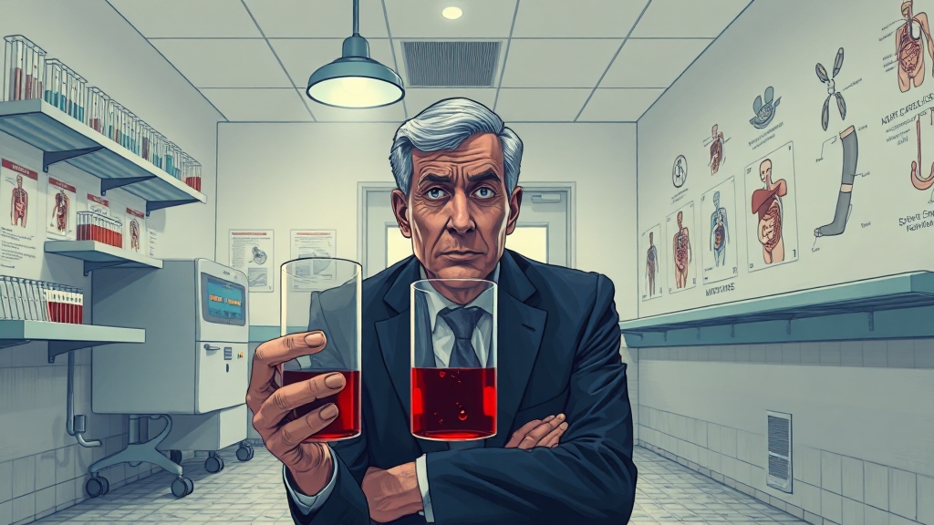 혈뇨, 어떻게 대처해야 할까? (illustration 스타일)