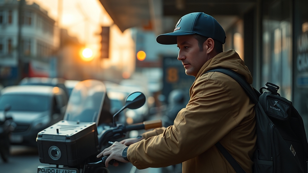 새벽 배송 금지 논란의 핵심 쟁점 (realistic 스타일)