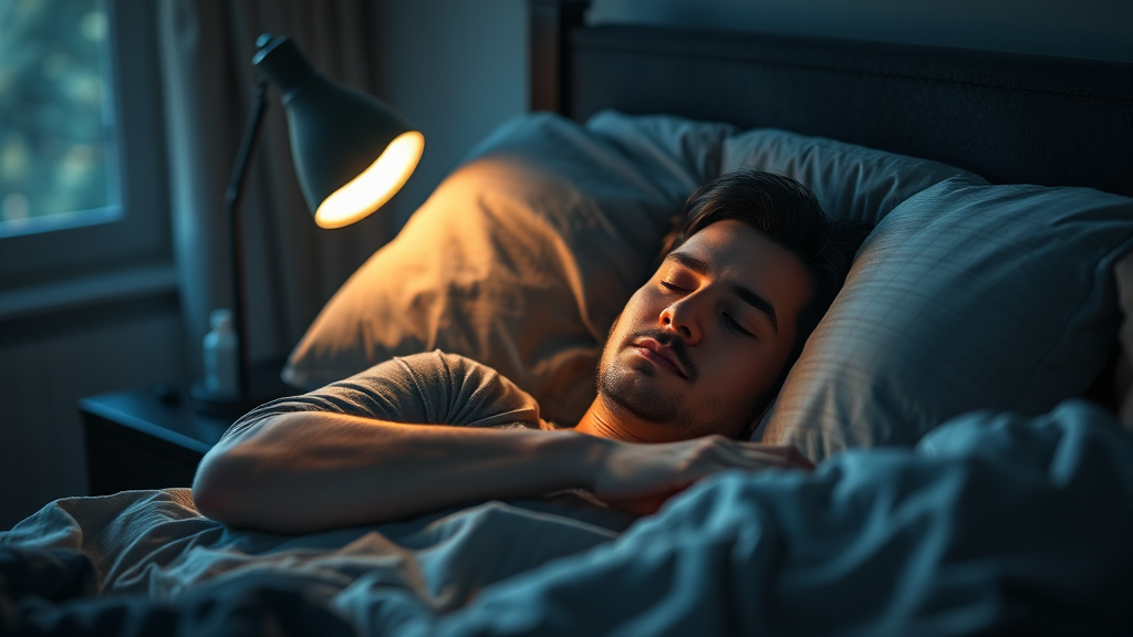 생활 습관 변화로 불면증 극복하기 (realistic 스타일)