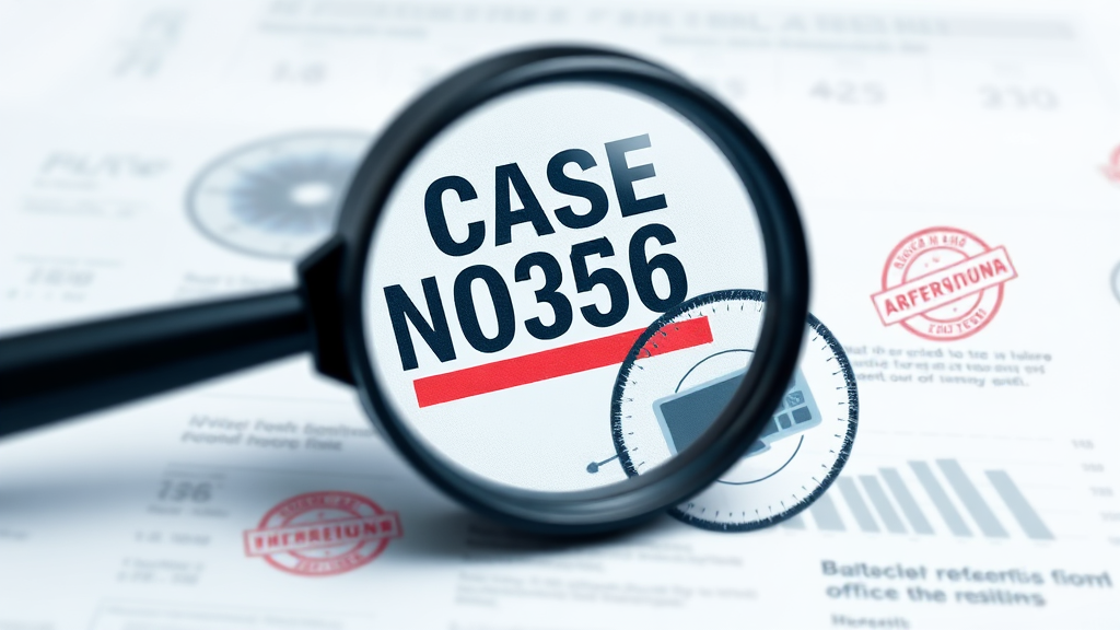 형사 사건, 한눈에 파악하기 (realistic 스타일)