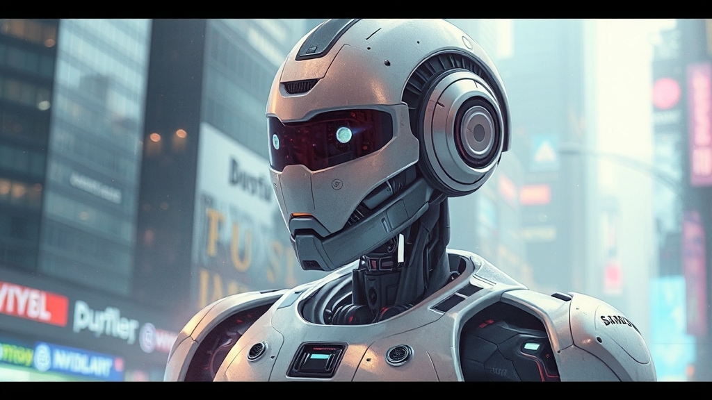 삼성전자 & 엔비디아 협력 관계 (watercolor 스타일)