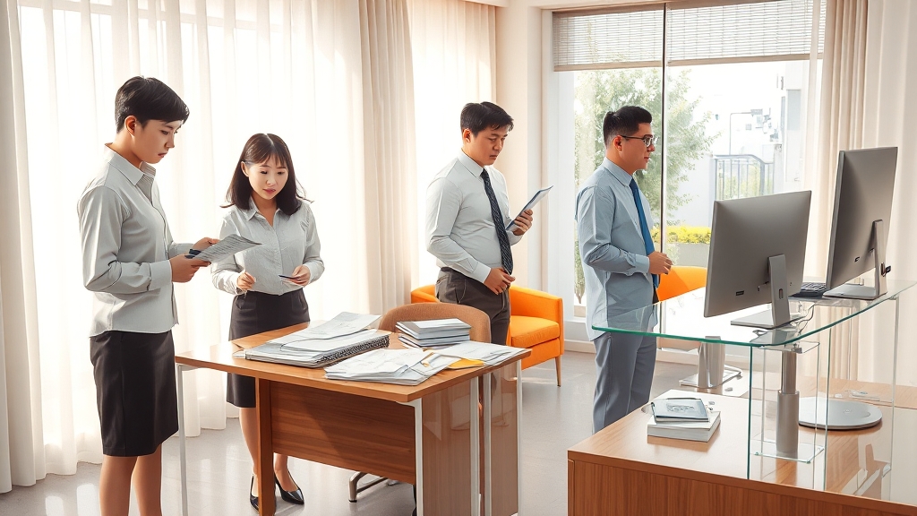 근로복지공단 주요 업무 (realistic 스타일)
