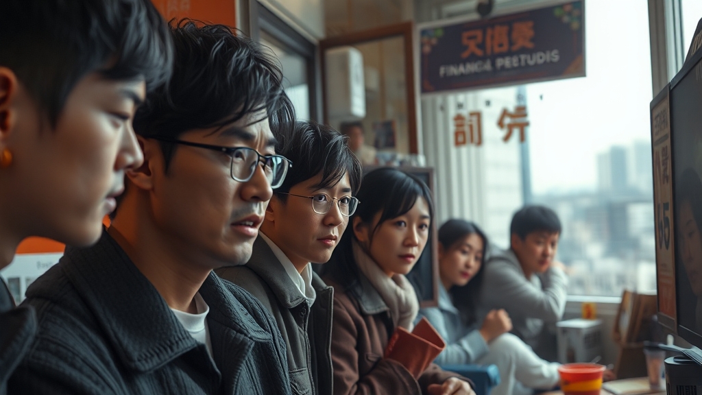 불안정한 전세 시장 (realistic 스타일)