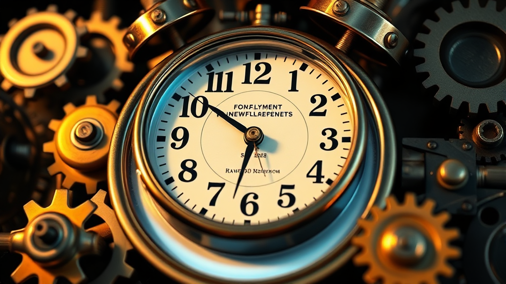 실업급여 지급 기간 (realistic 스타일)