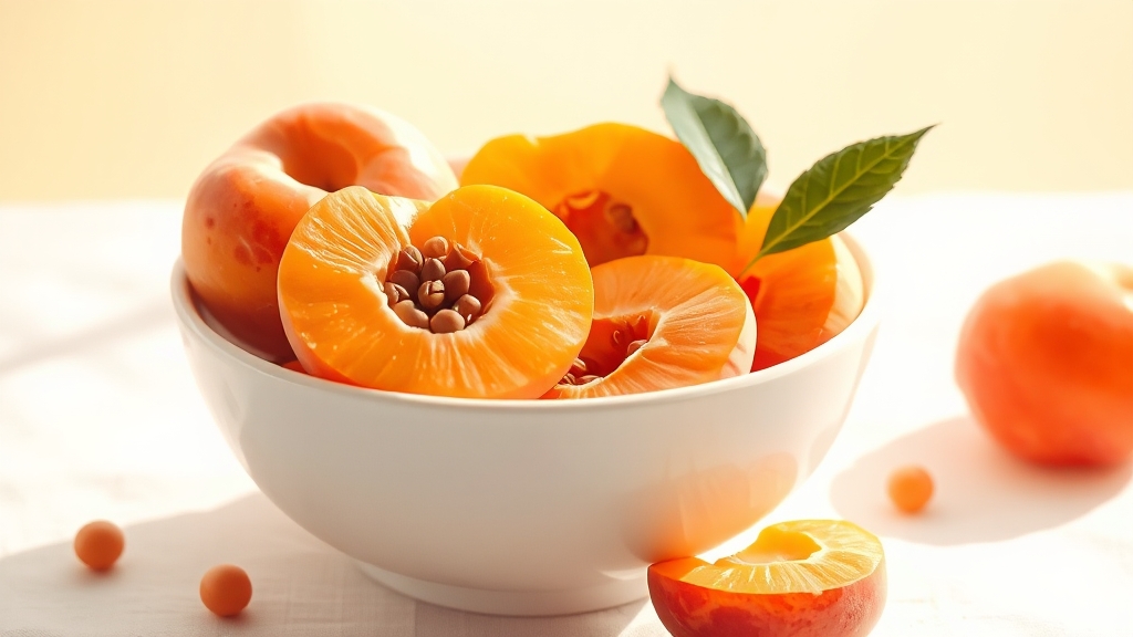 살구, 누구에게 좋을까요? (realistic 스타일)