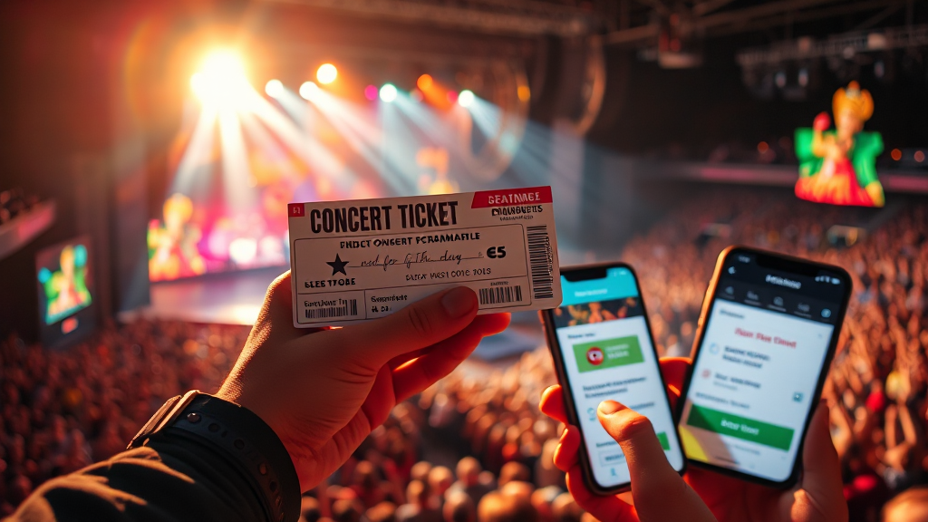 멜론 티켓 예매 꿀팁 (realistic 스타일)