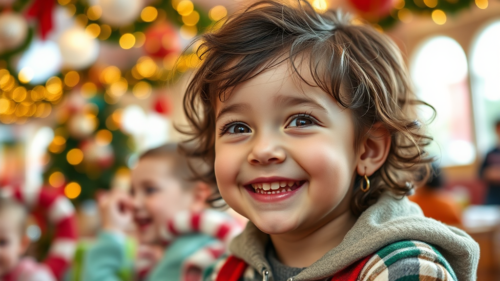 아이와 함께 즐거운 시간 (realistic 스타일)