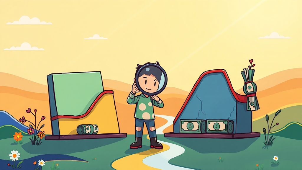 갱신형 vs 비갱신형, 나에게 맞는 선택은? (cartoon 스타일)