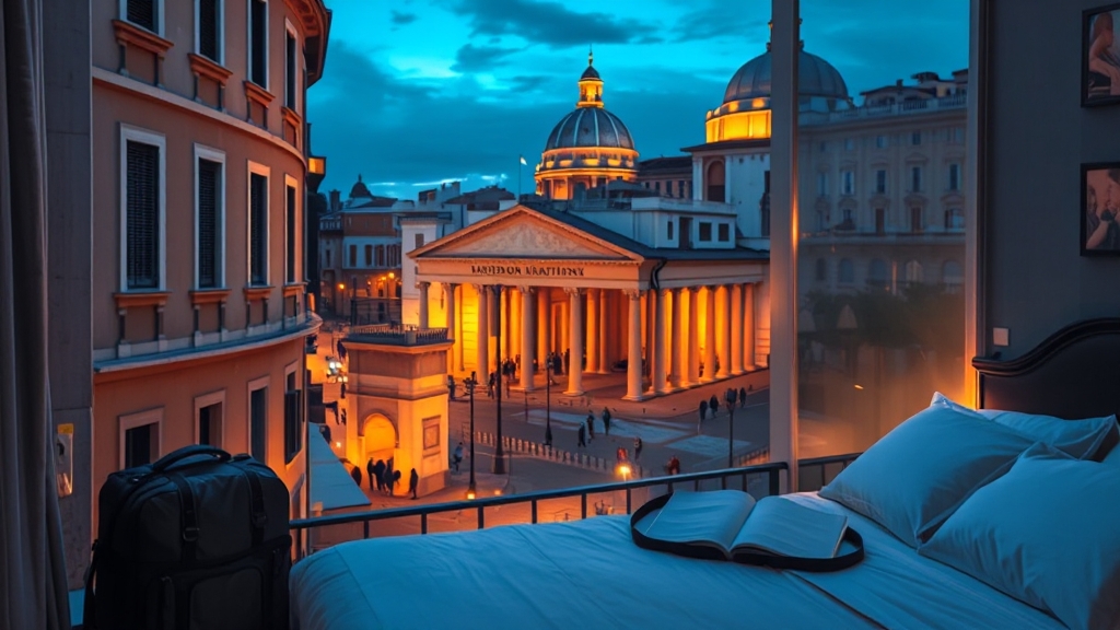 로마 추천 호텔: 위치별 핵심 정리 (realistic 스타일)