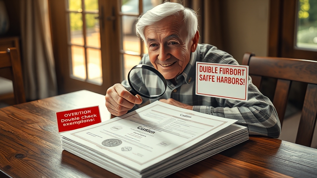 가입 시 피해야 할 주의사항 (realistic 스타일)