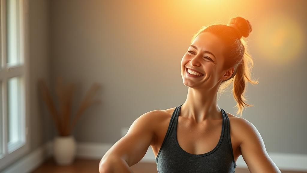 만성 통증 관리 및 일상생활 (realistic 스타일)