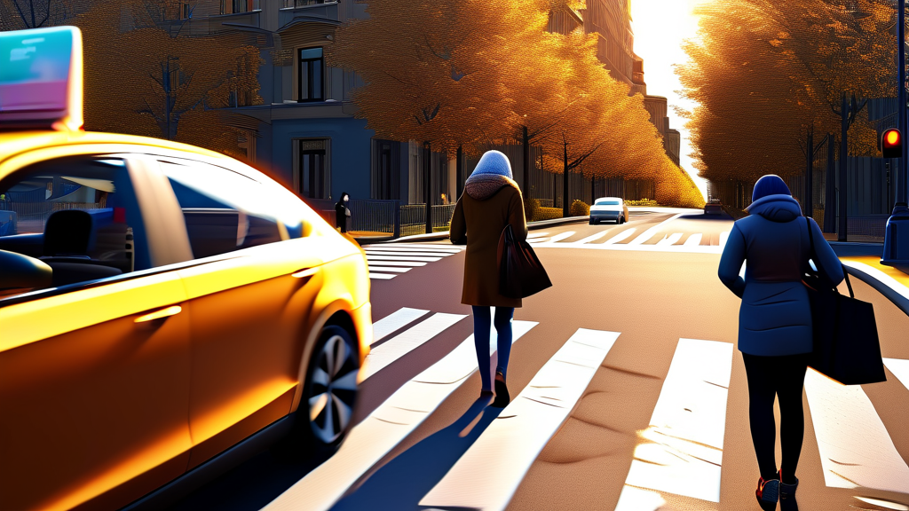 실전! 안전한 우회전을 위한 운전 요령 (realistic 스타일)