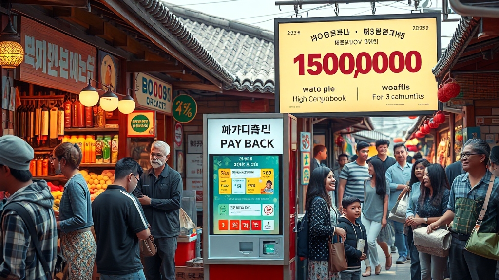 환급 기준 및 금액 (realistic 스타일)