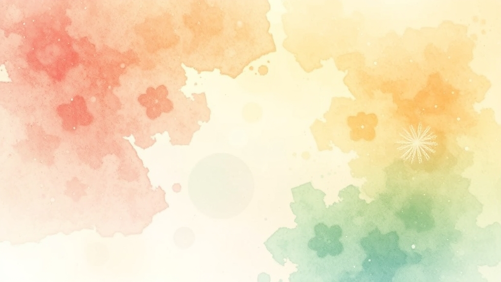 알레르기 비염 원인과 유발 요인 (watercolor 스타일)