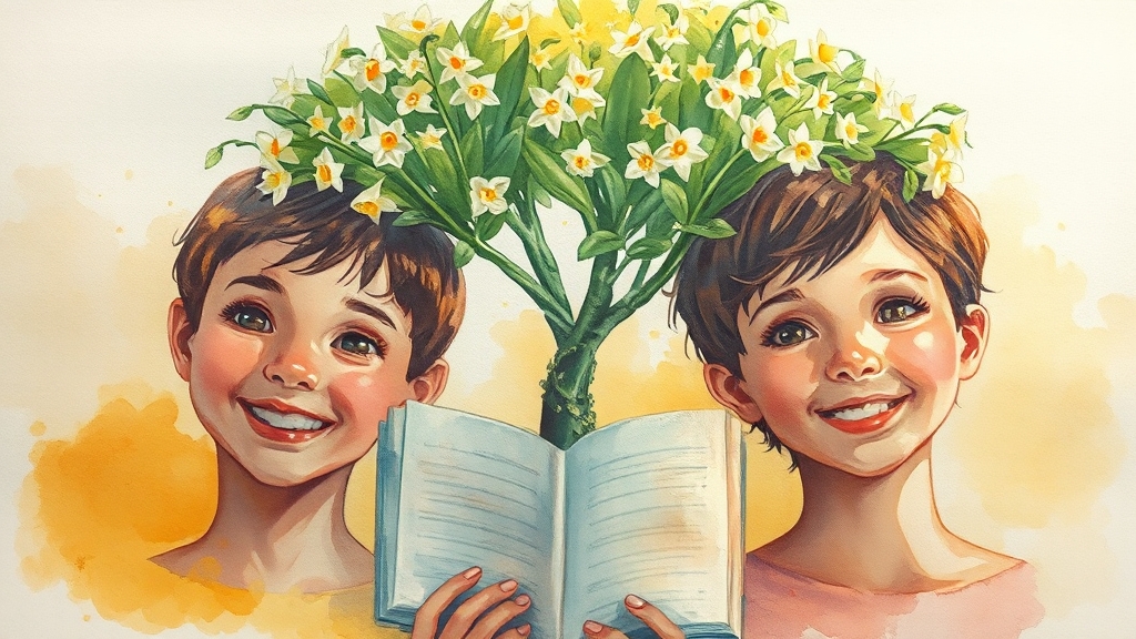 성공적인 자산 형성을 위한 전략 (watercolor 스타일)