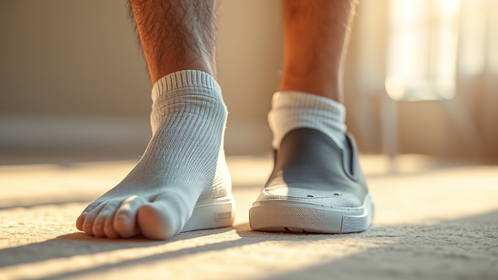 발 건강을 위한 예방 요약 (realistic 스타일)