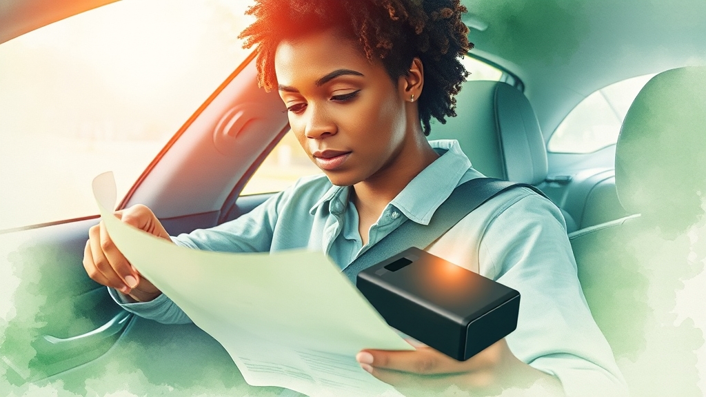 다이렉트 자동차보험 가입 팁 (watercolor 스타일)