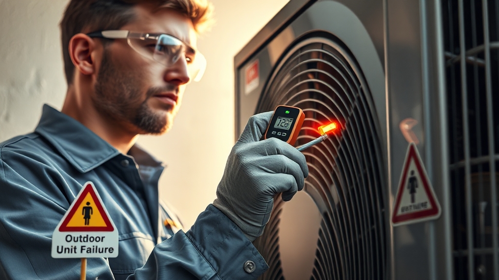 에어컨 사기 피해 예방 및 자가 점검 (realistic 스타일)