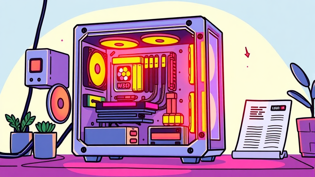 조립 PC 선택 이유 (cartoon 스타일)