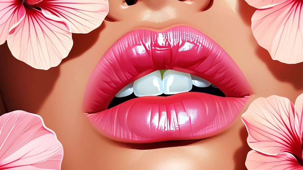 입술 각질, 왜 제거해야 할까요? (illustration 스타일)