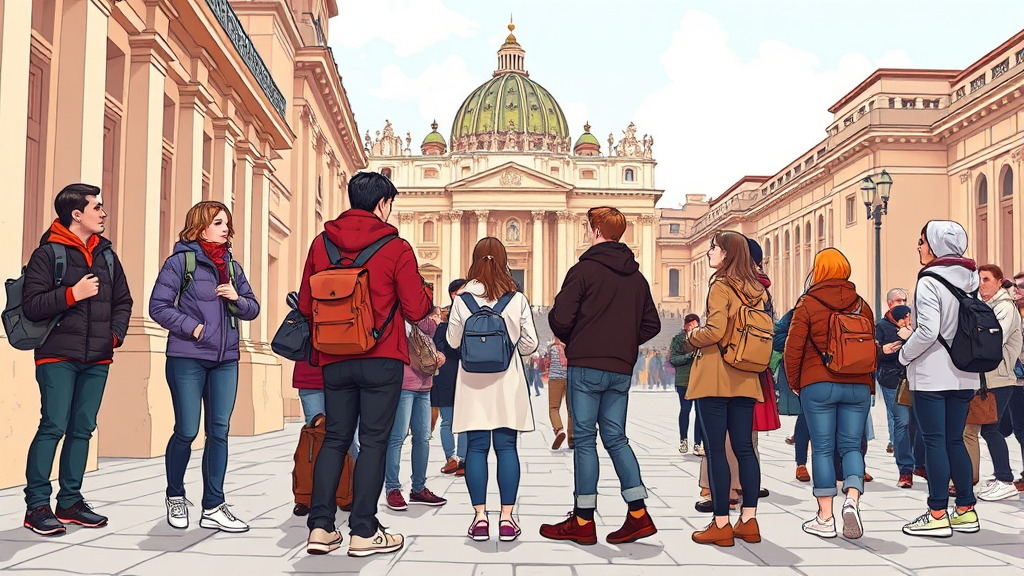 바티칸 투어 준비물 및 복장 규정: 센스 있는 여행을 위한 팁 (illustration 스타일)