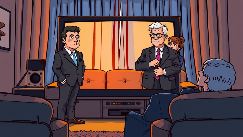 TV토론, 투표 결정에 미치는 영향 (cartoon 스타일)