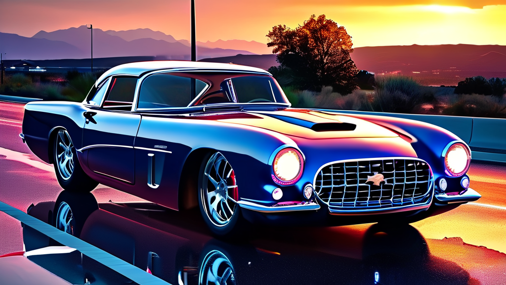 침수차, 사고 이력 은폐 등 숨겨진 진실 (realistic 스타일)