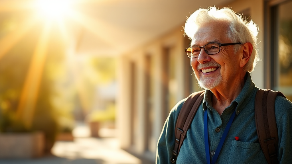 노인맞춤돌봄서비스 관련 최신 정보 및 동향 (realistic 스타일)