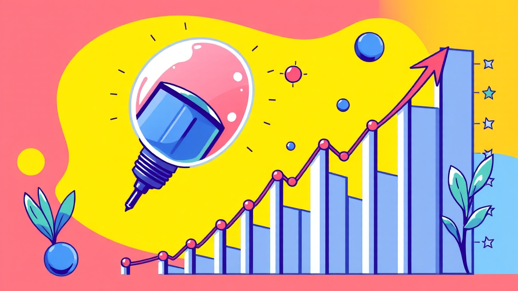 증권가 평가 및 투자 전략 (cartoon 스타일)