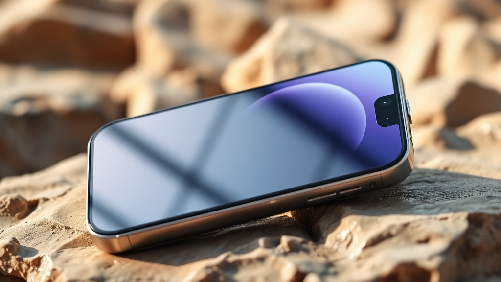 아이폰 20: 출시 전망 및 기대 요소 (realistic 스타일)