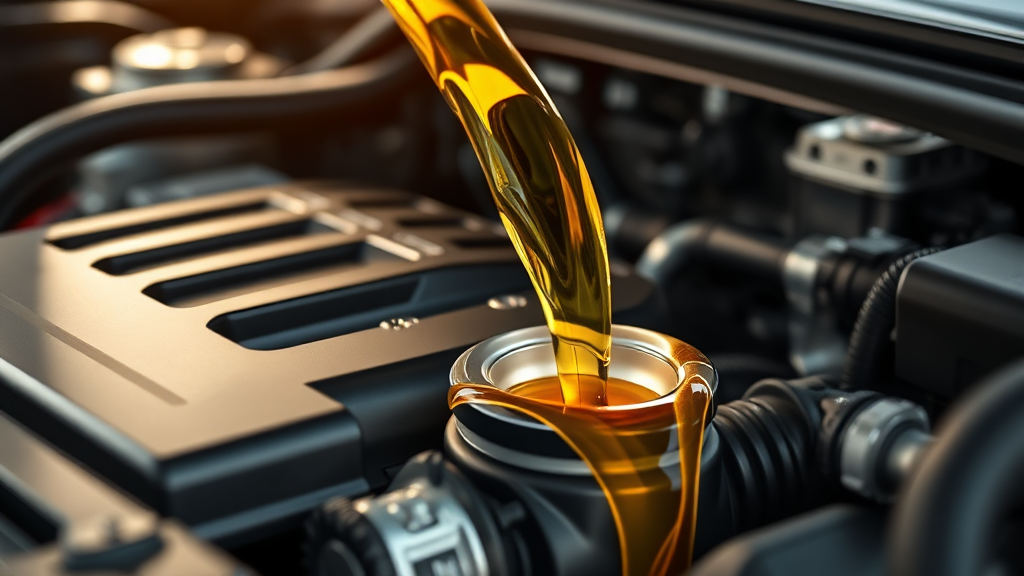 엔진오일 종류, 뭘 골라야 할까? (realistic 스타일)