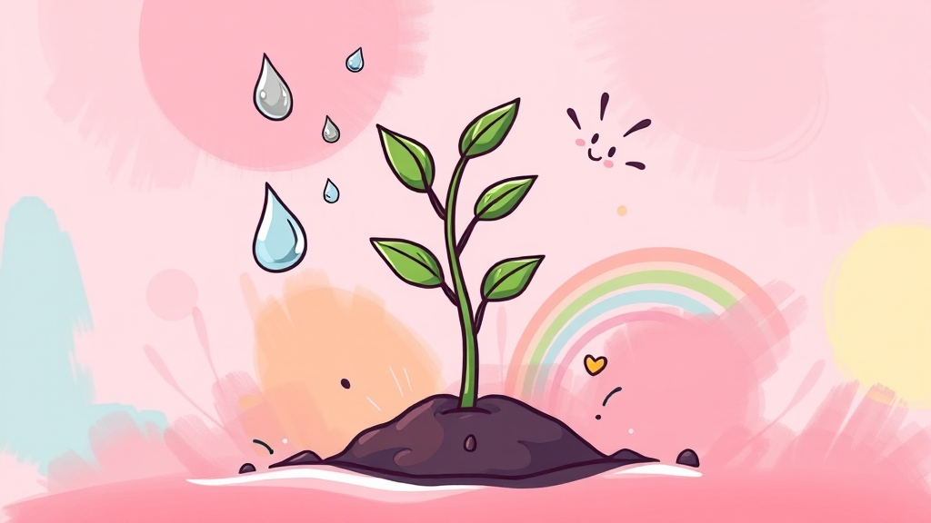 돈나무 레벨업 꿀팁 대방출 (cartoon 스타일)