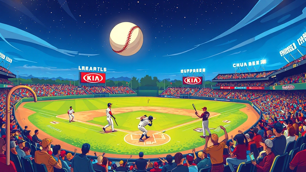 경기장 내 편의시설 및 관람 팁 (illustration 스타일)