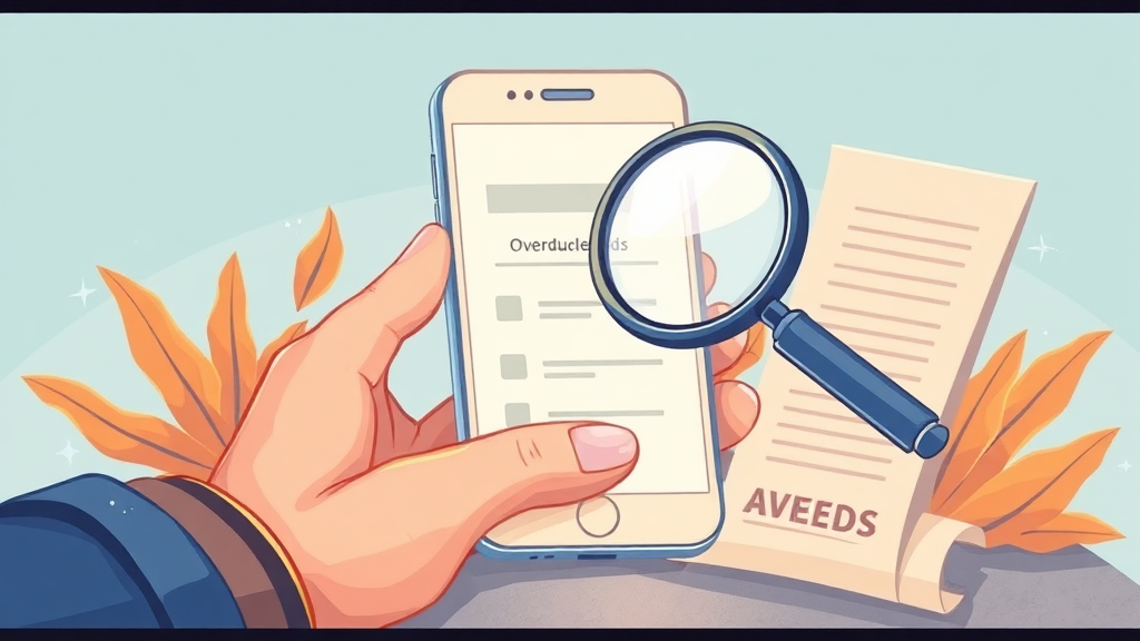 연체 기록 조회 방법 (illustration 스타일)