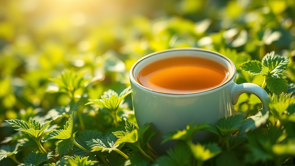 쐐기풀차, 핵심 성분 파헤치기 (realistic 스타일)