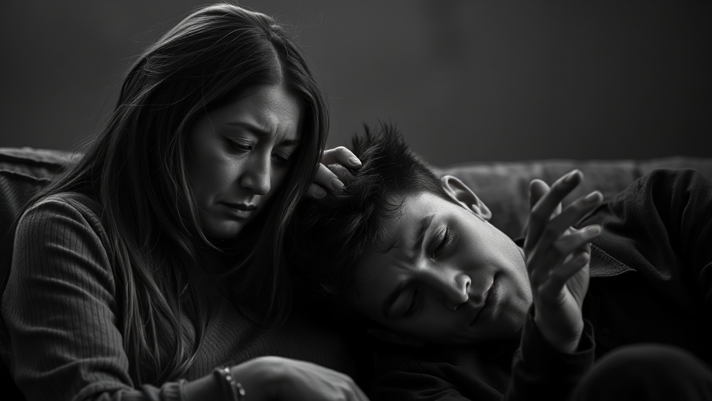 가족에게 미친 영향 (realistic 스타일)