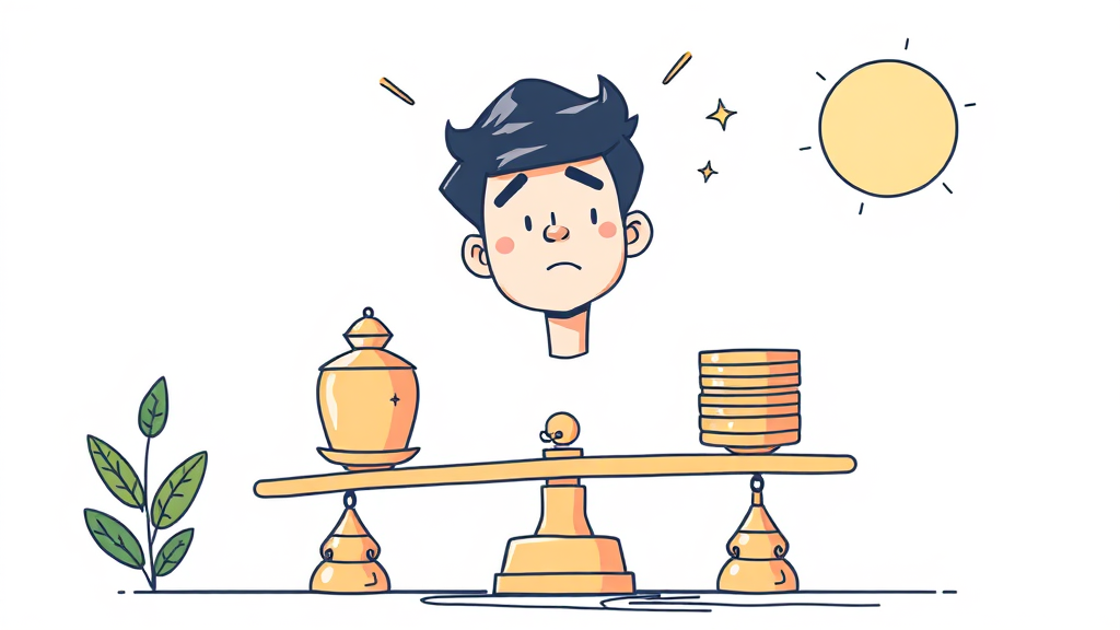 중도 해지 시 유의사항 (illustration 스타일)